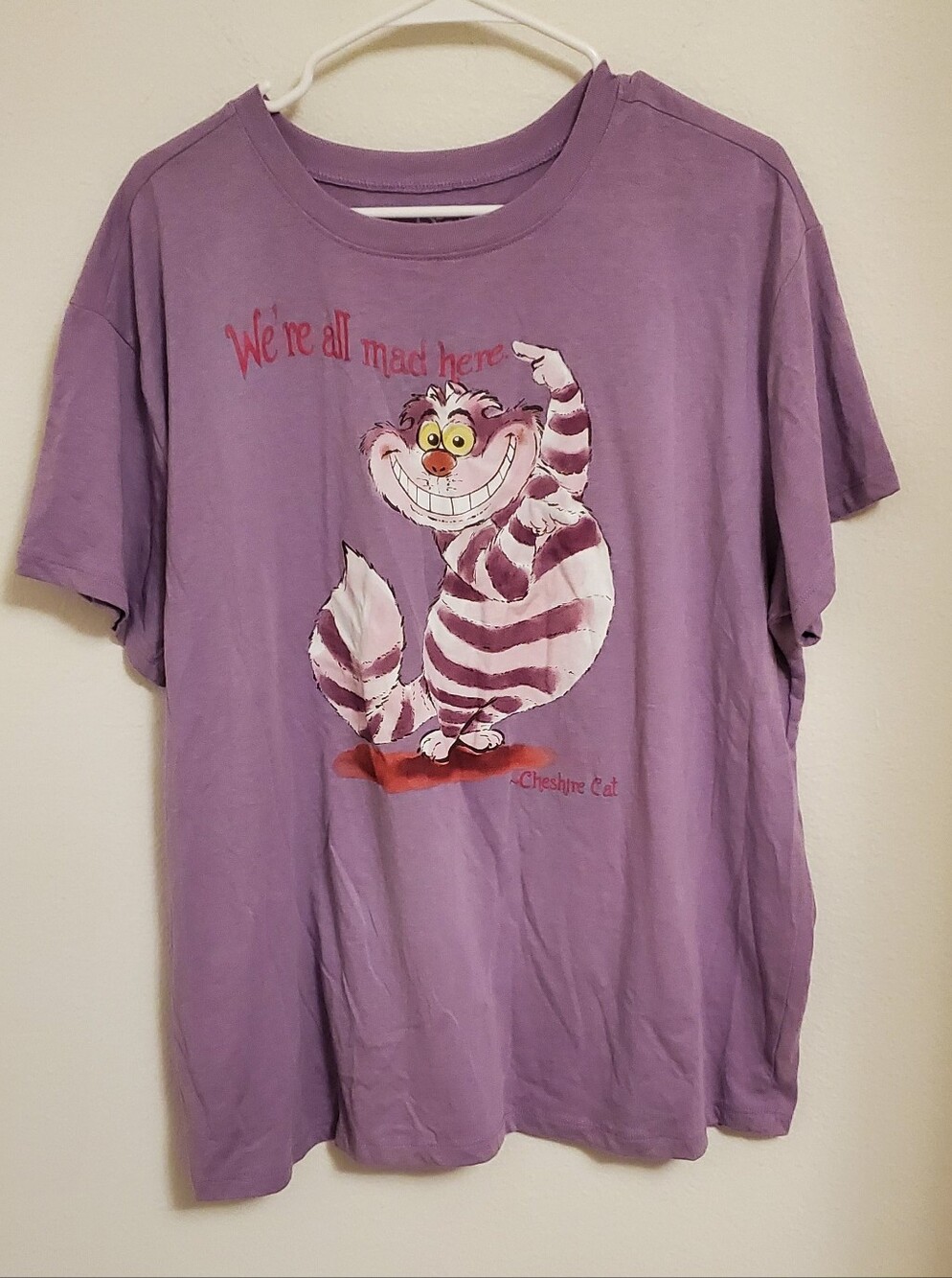 Tortid x Disney Purple Cheshire Cat Graphic Tee Size 1X